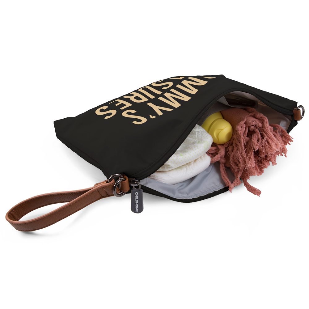 Poseta Childhome Mommy Clutch 33x23 cm Negru [3]