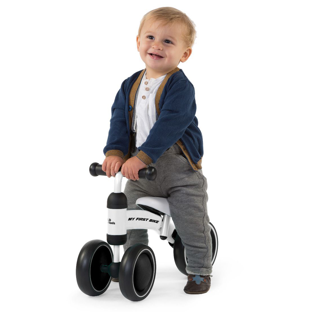 Bicicleta echilibru Childhome 18-36 luni Metal, Alb [4]