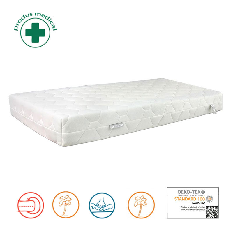 Saltea Lux Prestige Line Cocos Spuma Poliuretanica Cocos 120/60/9.5 CM [4]