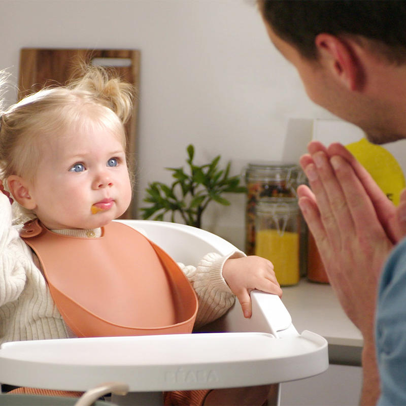 Baveta silicon Beaba Terracotta [5]