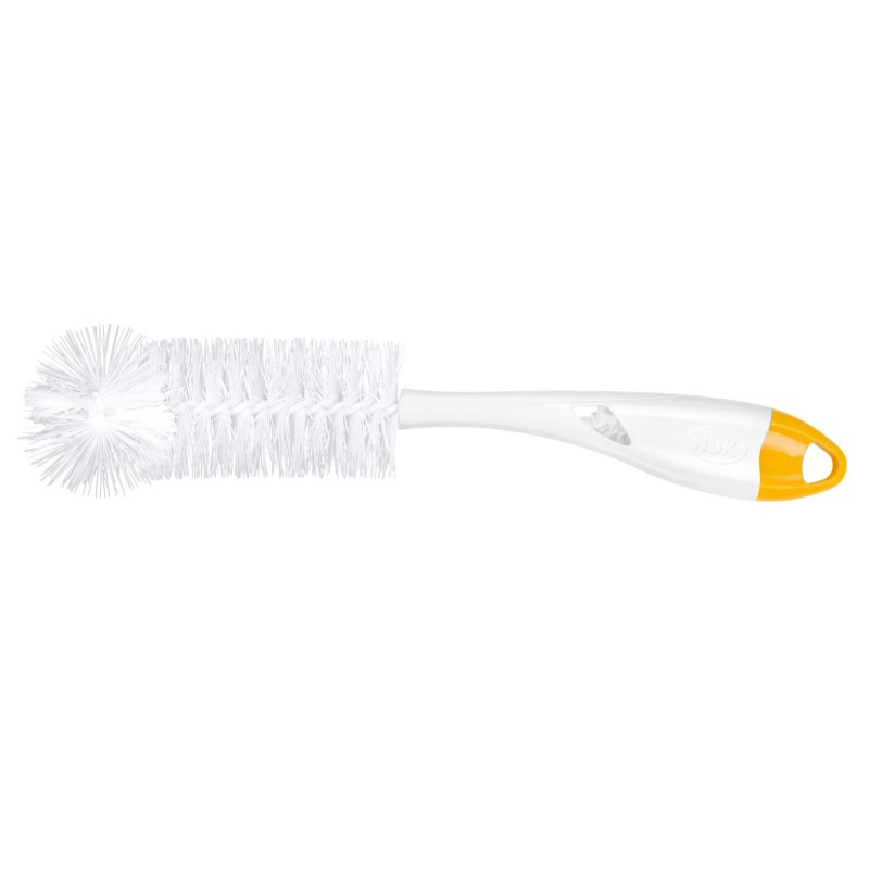 Set perii 2 in 1 spalat biberoane si tetine Nuk Portocaliu [2]