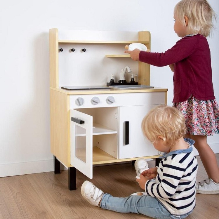 Set bucatarie cu accesorii Childhome 55x35x80 cm, MDF [5]