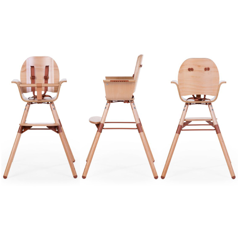 Scaun de masa Childhome Evowood Natural/Ruginiu [2]