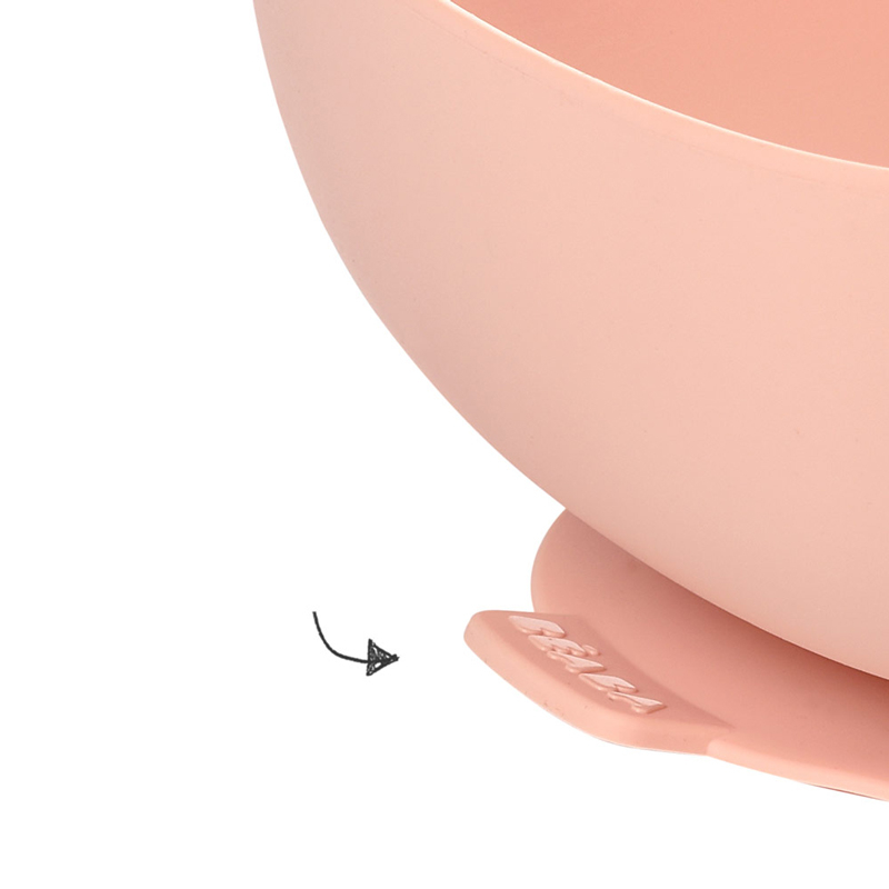 Bol silicon cu ventuza - Roz [3]