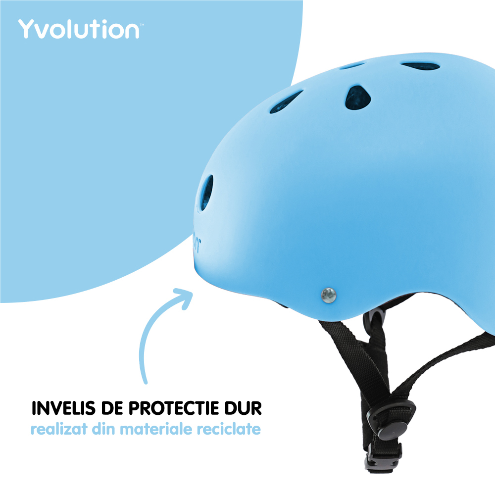 Casca protectie Yvolution 44-52 cm Blue [2]