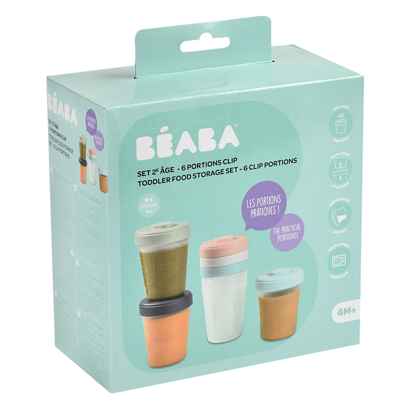 Set 6 recipiente hrana Beaba 6x250 ml [3]