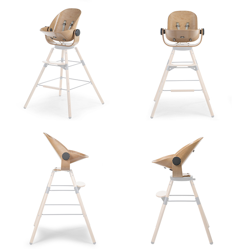 Sezut nou-nascut pentru scaun de masa Childhome Evolu 2/Evolu One.80, Natural/Antracit [6]