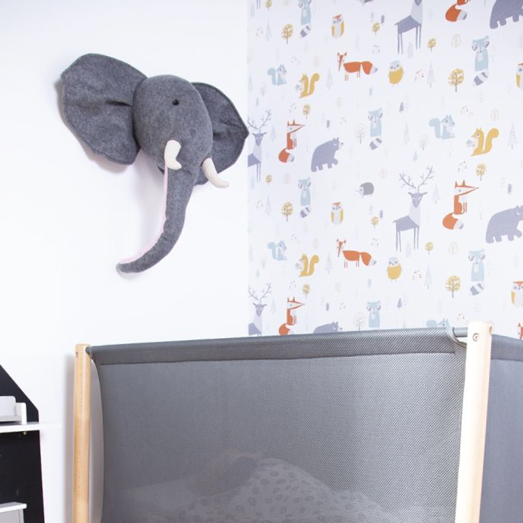 Decoratiune perete Childhome 15x28x36 cm, Elefant [4]