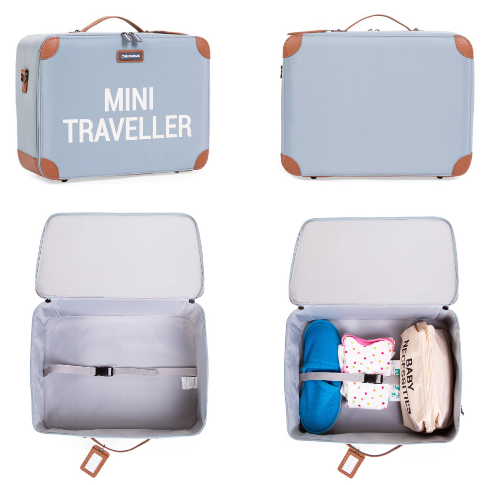 Valiza pentru copii Childhome Mini Traveller Gri [6]