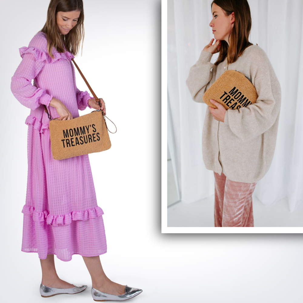 Poseta Childhome Mommy Clutch 33x23 cm Teddy [3]