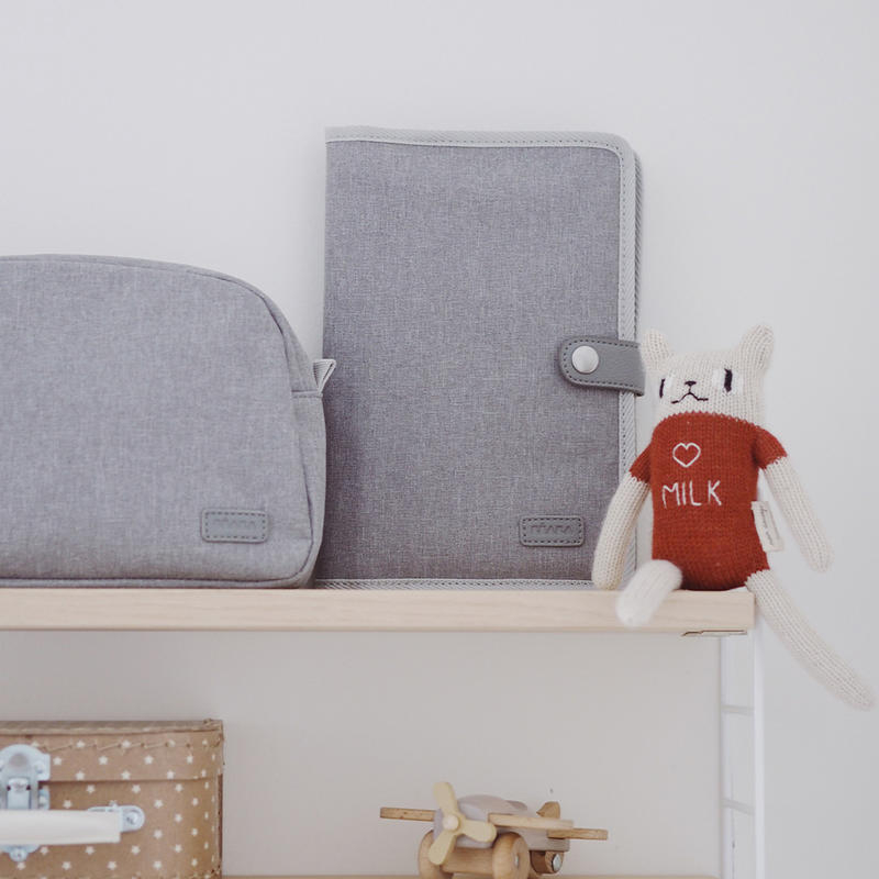 Mapa Carnet de Vaccinari 17.5x25 cm Beaba Heather Grey [3]