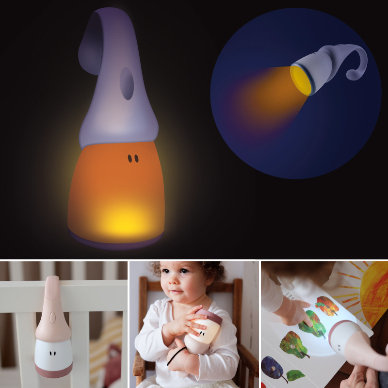 Lampa portabila 2 in 1 Beaba Pixie Torch Pink [5]