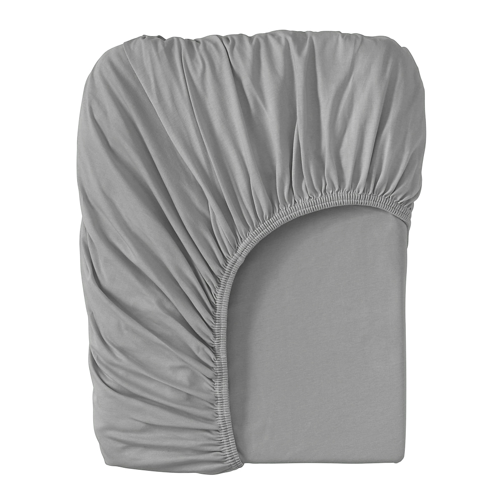 Cearsaf saltea 70x140 cm Childhome, Jerse Gri [2]