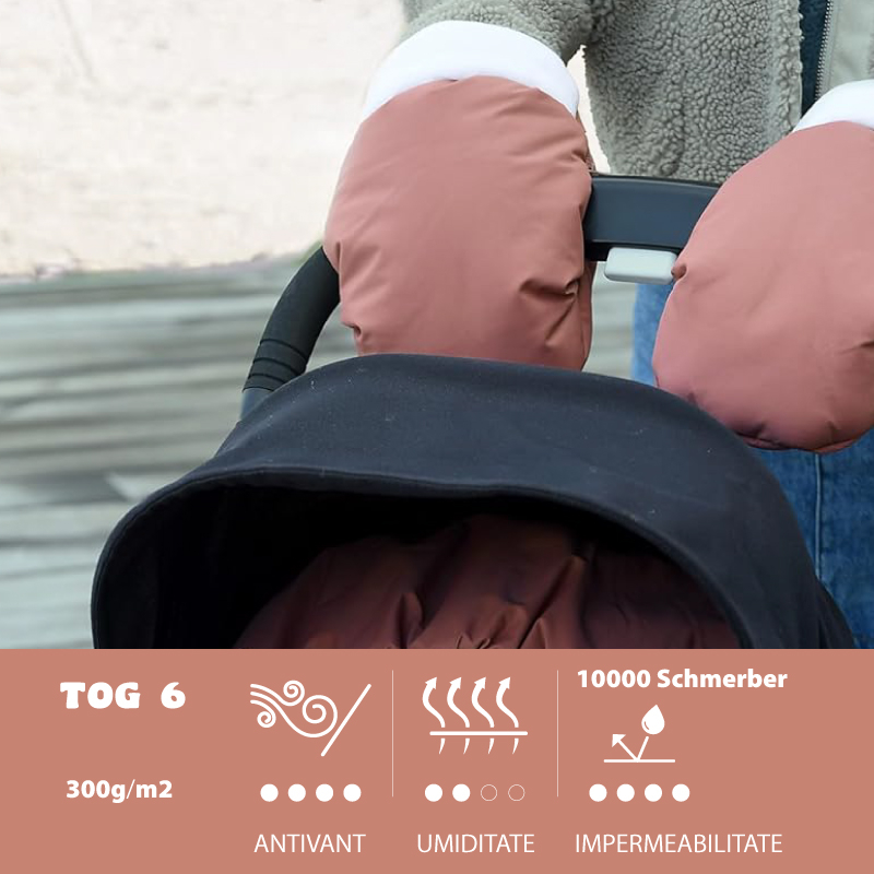 Manusi pentru carucior Beaba Heather Terracotta [3]