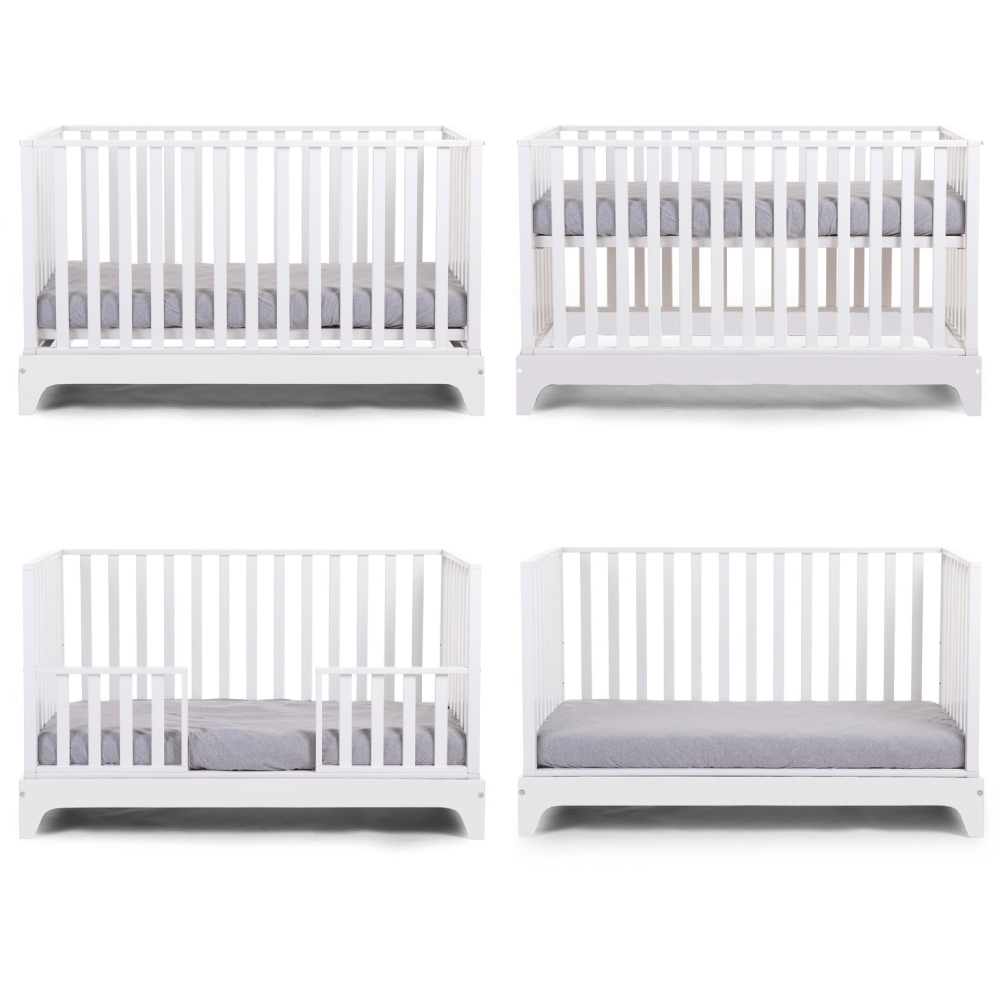 Patut Childhome Ref 17 cu laterala detasabila 70x140 cm, MDF Alb [2]