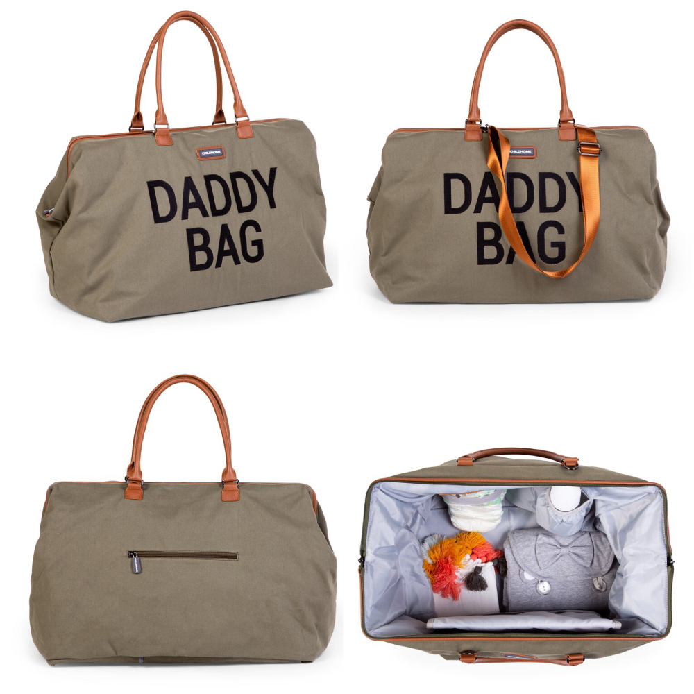 Geanta de infasat Childhome Daddy Bag Kaki [5]