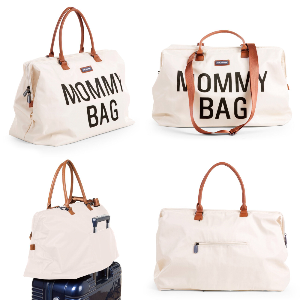 Geanta de infasat Childhome Mommy Bag Ecru [4]