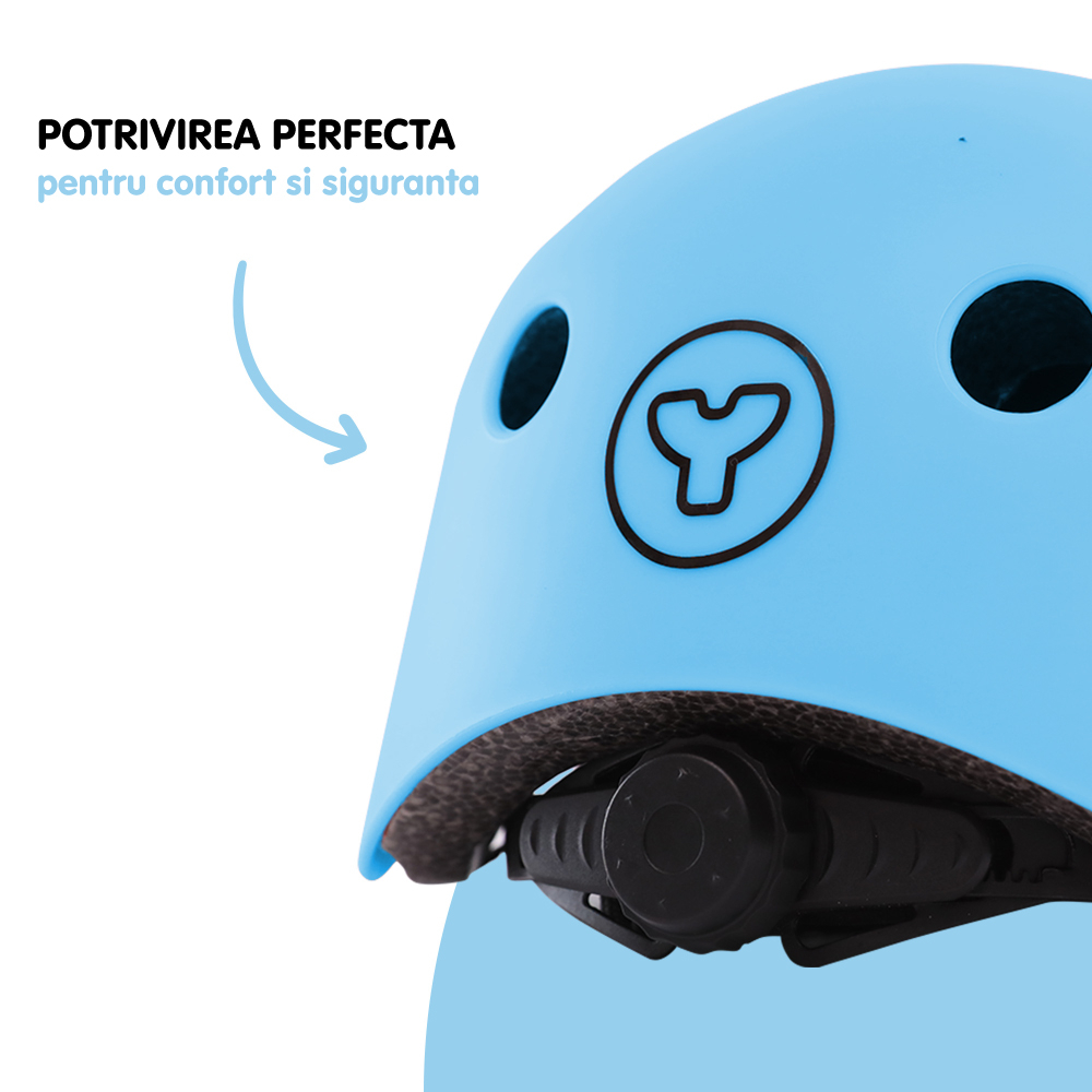 Casca protectie Yvolution 44-52 cm Blue [3]