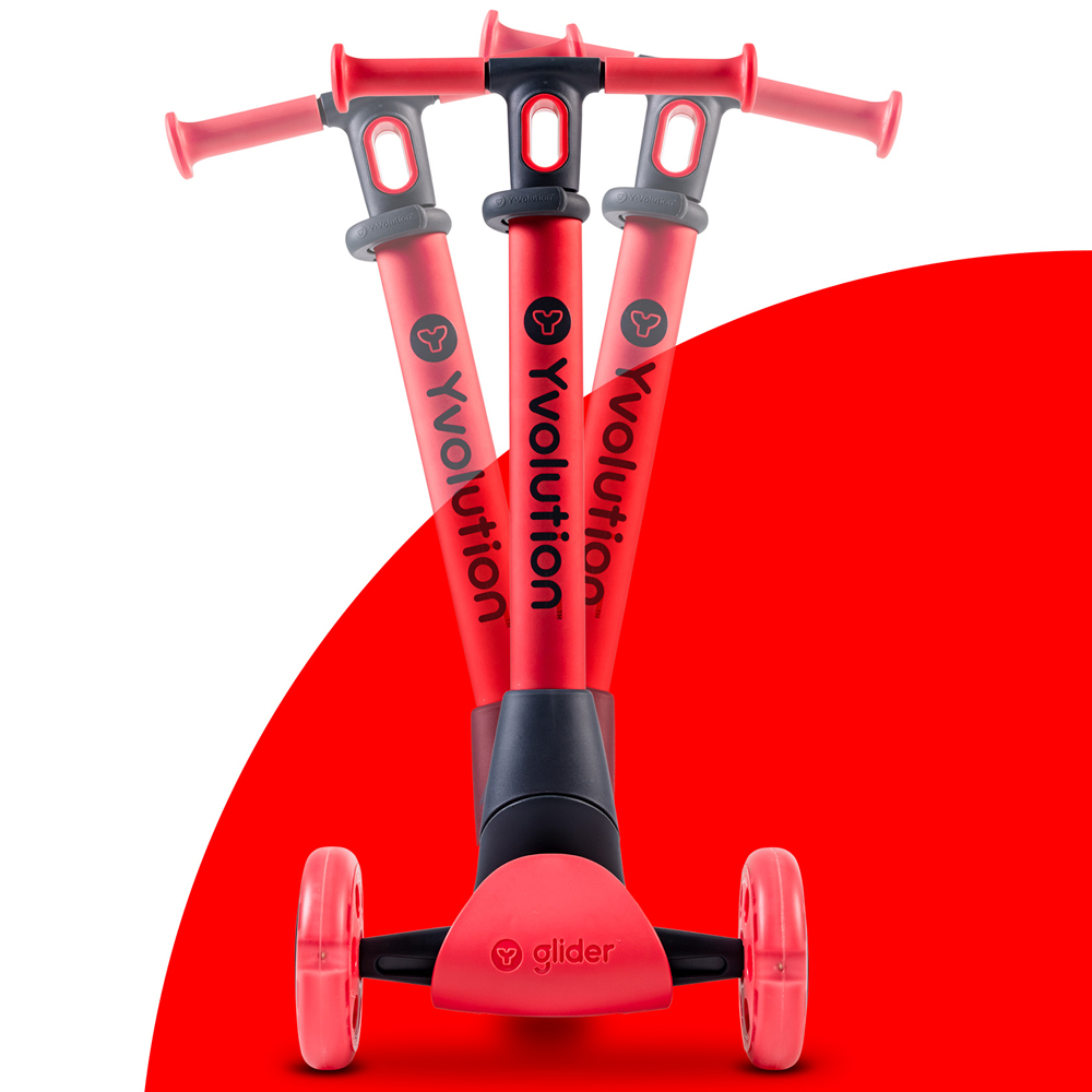 Trotineta 5-in-1 Yvolution Y Glider Luna Red [5]