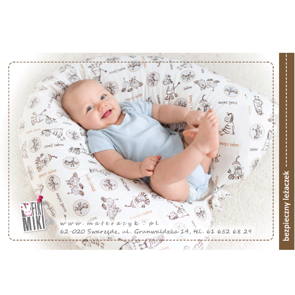 Perna Gravida 3 in 1 Husa Bumbac Bej Model Zebre 165cm [8]