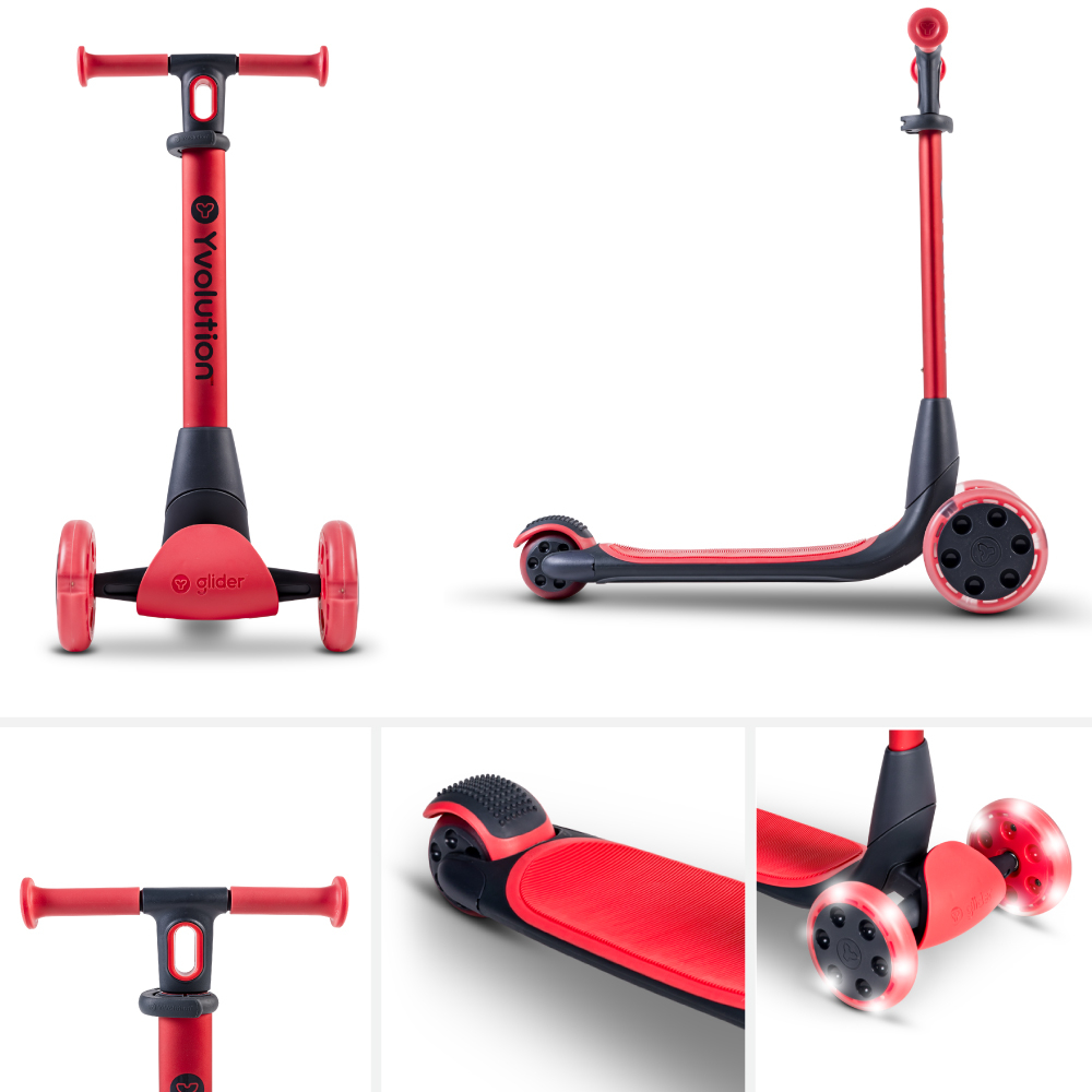 Trotineta 5-in-1 Yvolution Y Glider Luna Red [4]