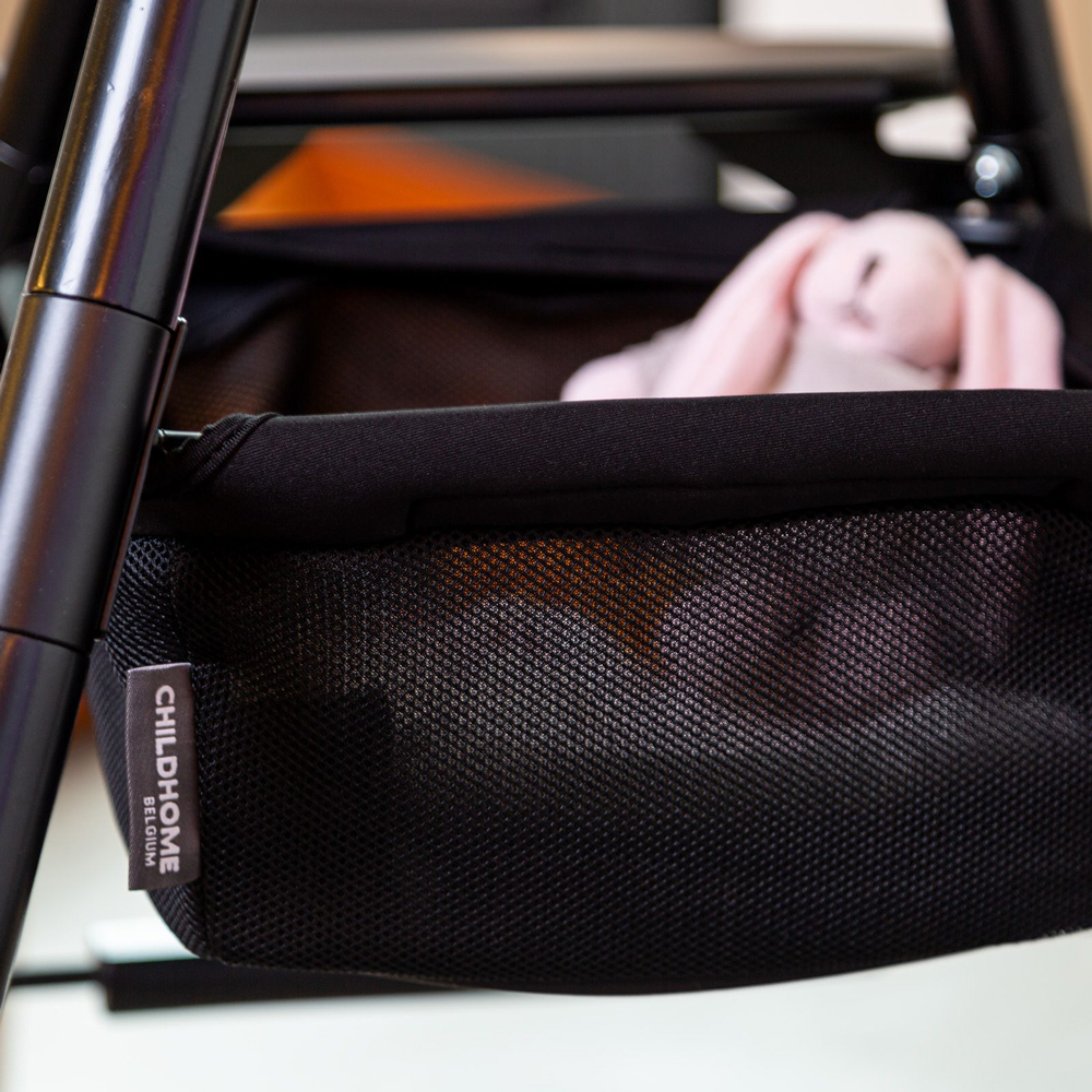 Cos accesorii pentru scaun de masa Childhome Evolu, Negru [3]