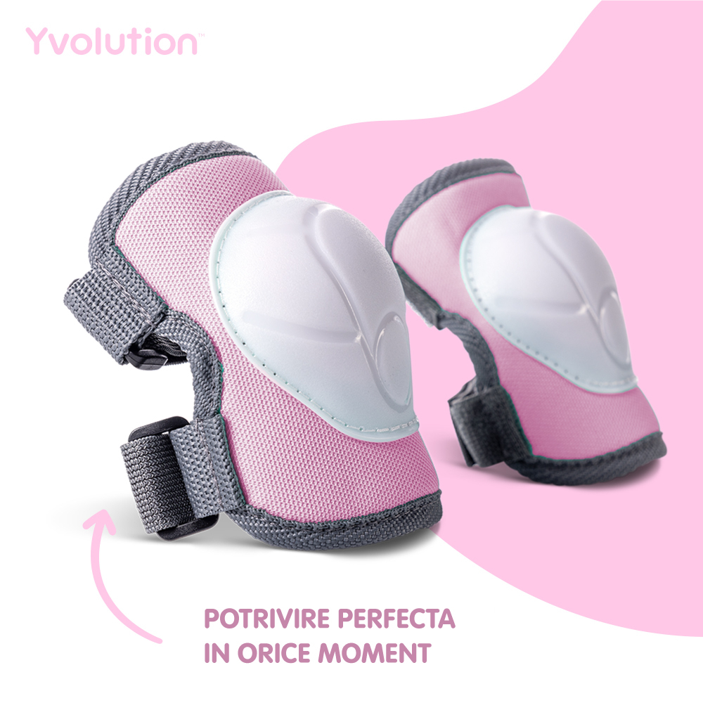 Set 6 protectii sport Yvolution 3-5 ani Pink [2]