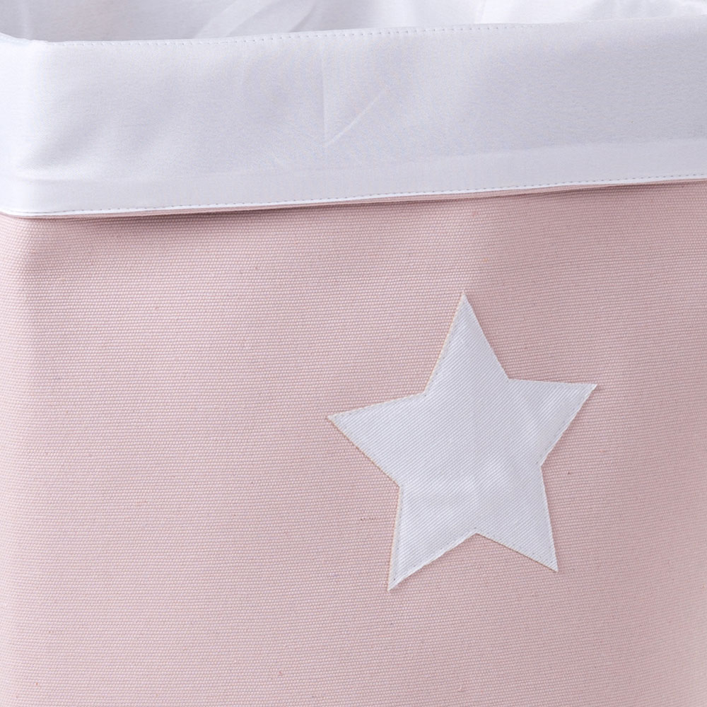 Cos depozitare panza Childhome 32x32x60 cm, Roz [2]