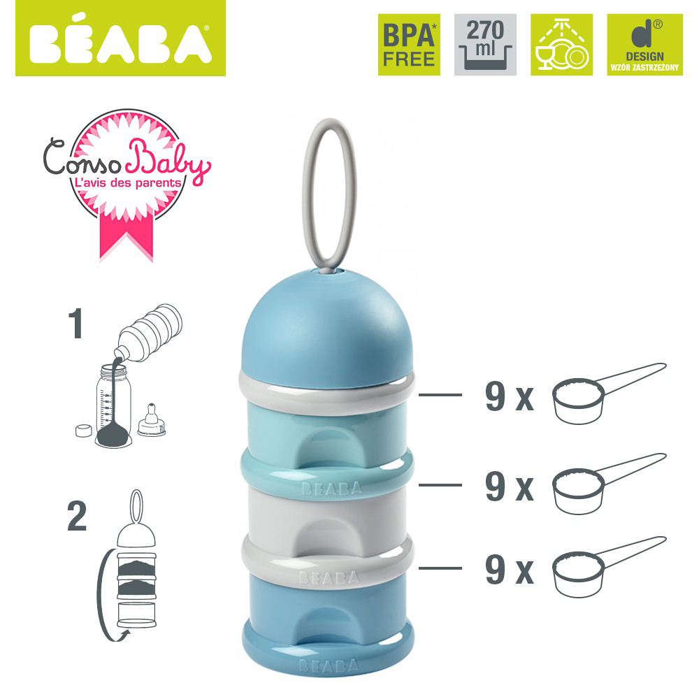 Recipient lapte praf - Bleu Ciel [3]