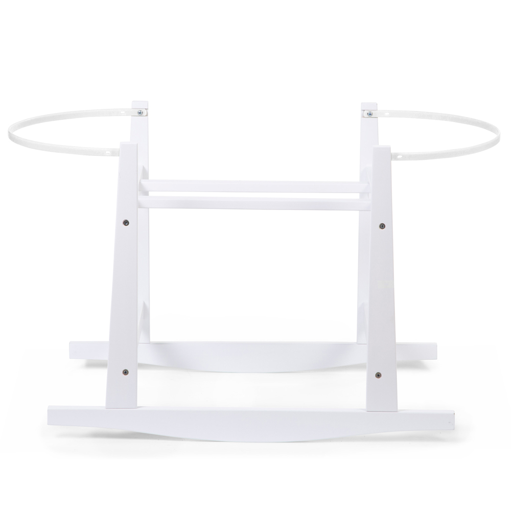 Suport balansoar Childhome pentru Cos bebe Moise, Lemn Alb [4]