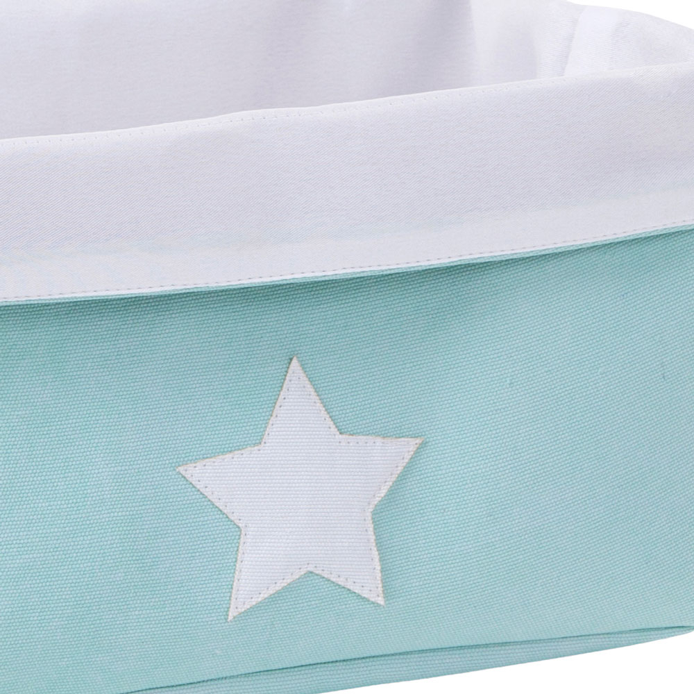 Cos depozitare panza Childhome 32x20x20 cm, Menta [2]