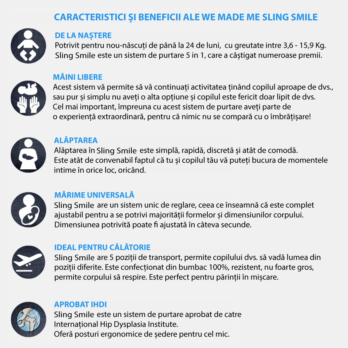 Sling Smile Lite Deep Blue [2]