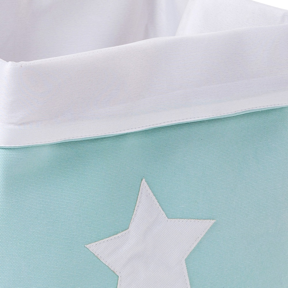 Cos depozitare panza Childhome 32x32x29 cm, Menta [2]