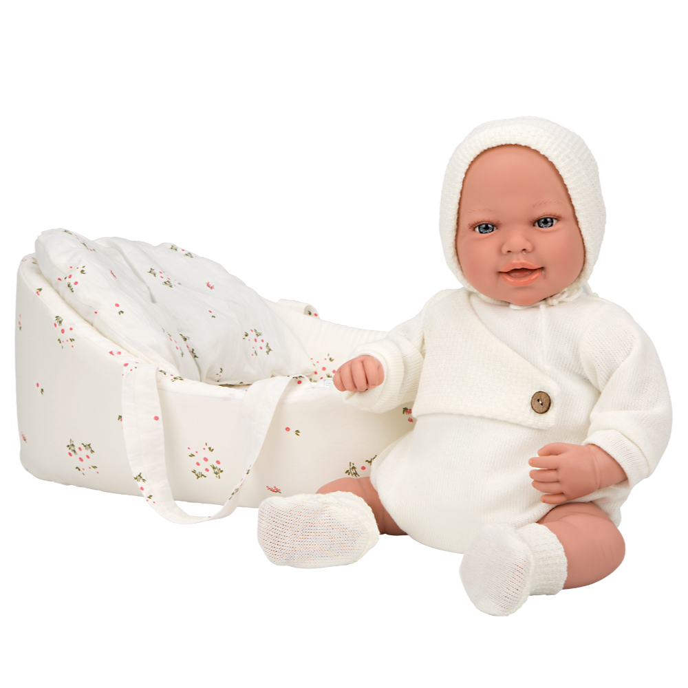 Papusa cu greutate reala Arias Adi Elegance 45 cm si cos cu manere [2]