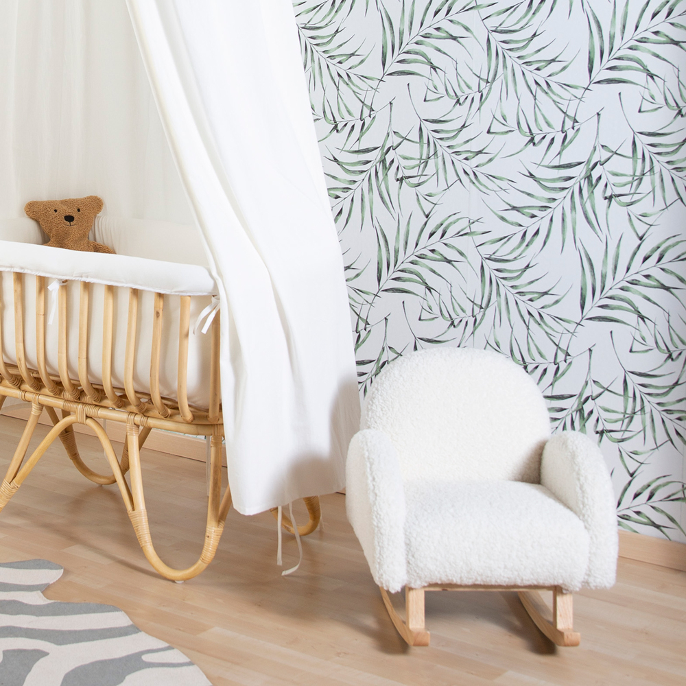 Scaun balansoar pentru copii Childhome Teddy Alb [5]