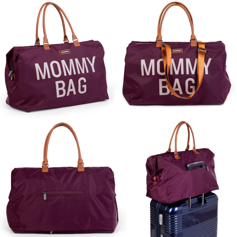 Geanta de infasat Childhome Mommy Bag Visiniu [2]