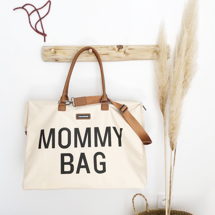 Geanta de infasat Childhome Mommy Bag Ecru [6]