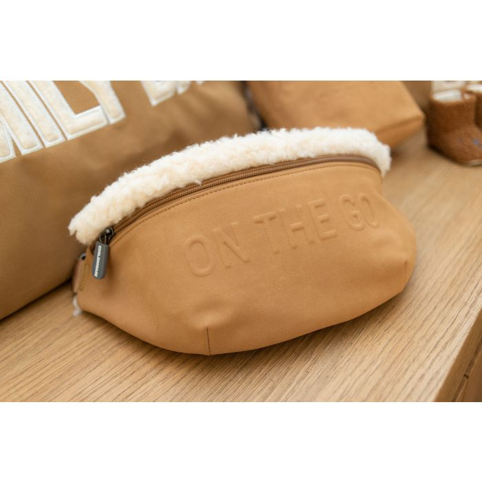 Geanta Childhome Banana On The Go aspect piele intoarsa Bej [4]