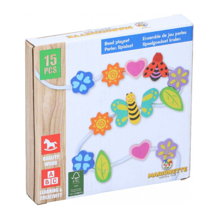 Jucarie de insiruit din lemn Marionette 15 piese [2]