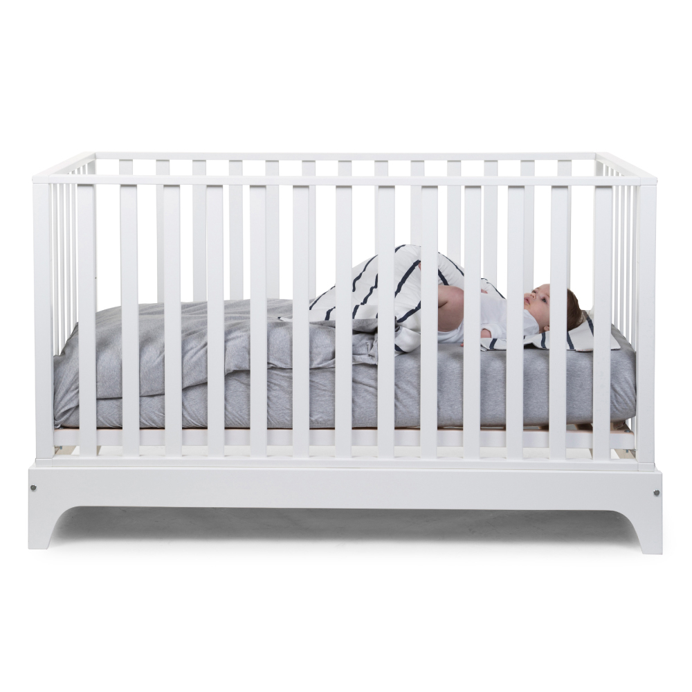 Patut Childhome Ref 17 cu laterala detasabila 70x140 cm, MDF Alb [4]