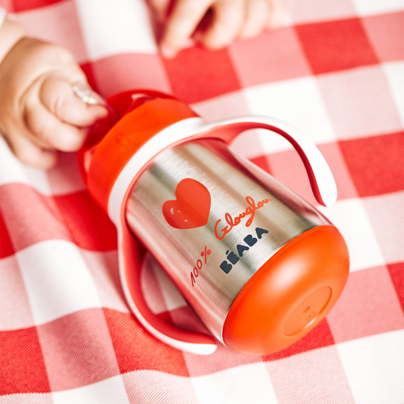 Cana cu pai din inox Beaba 250 ml Mathilde Cabanas [4]