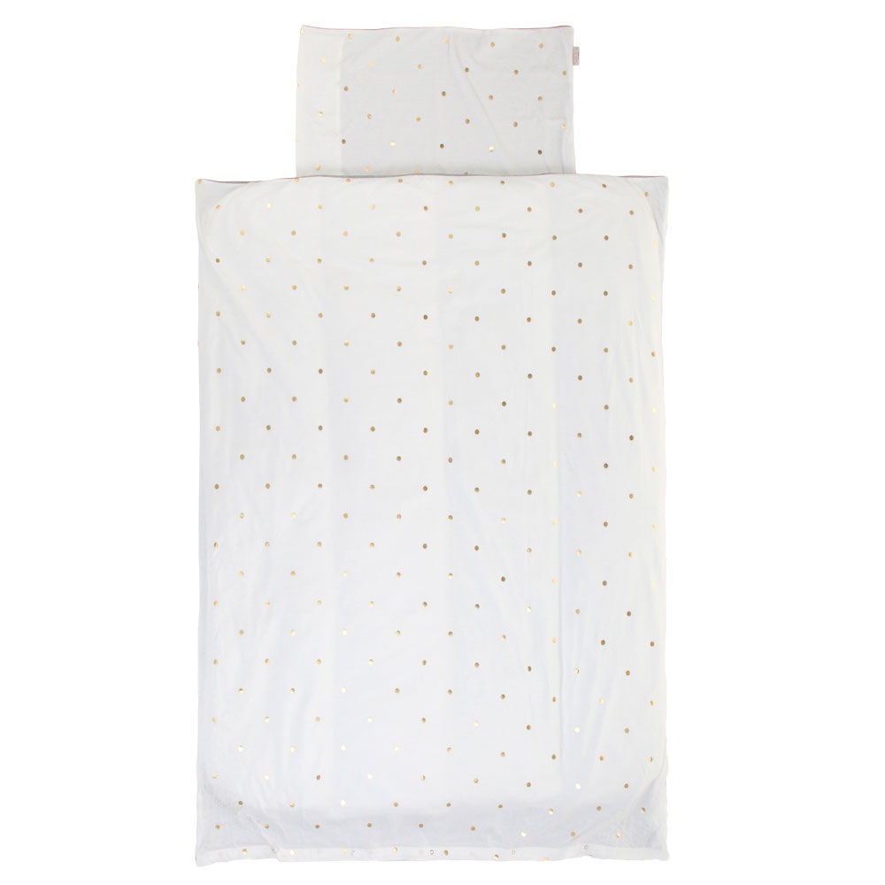 Husa pilota si fata de perna Childhome Jerse 100x140 cm, Buline [2]