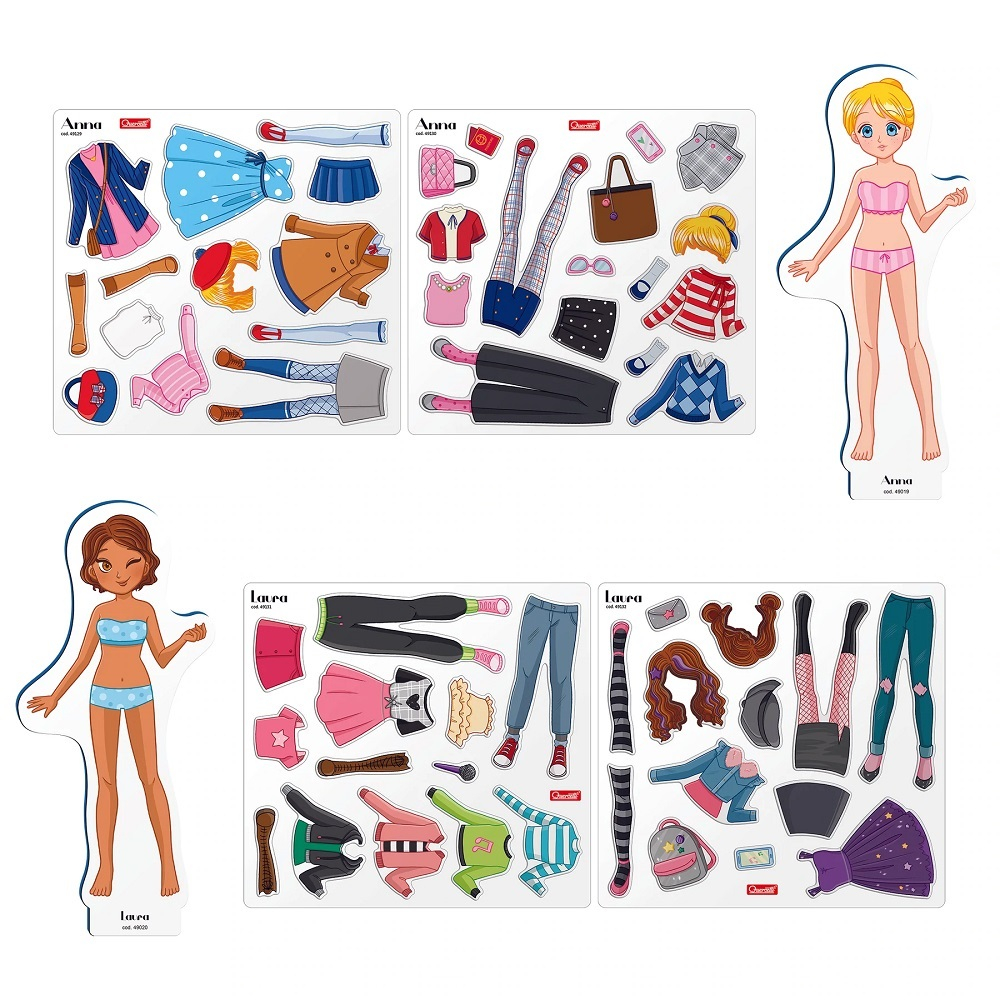 Quercetti Magnetic Fashion Best Friends [4]