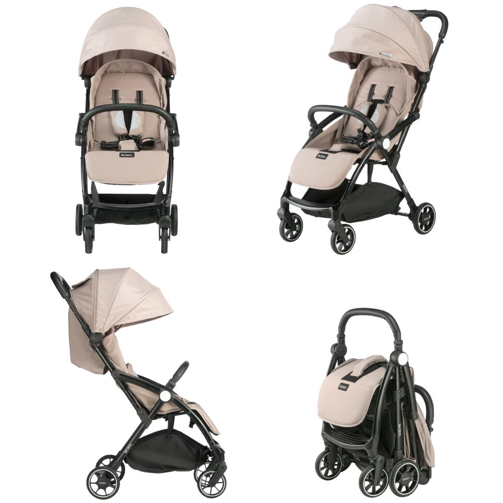 Carucior Leclerc Magic Fold Plus 2 in 1 Sand [3]