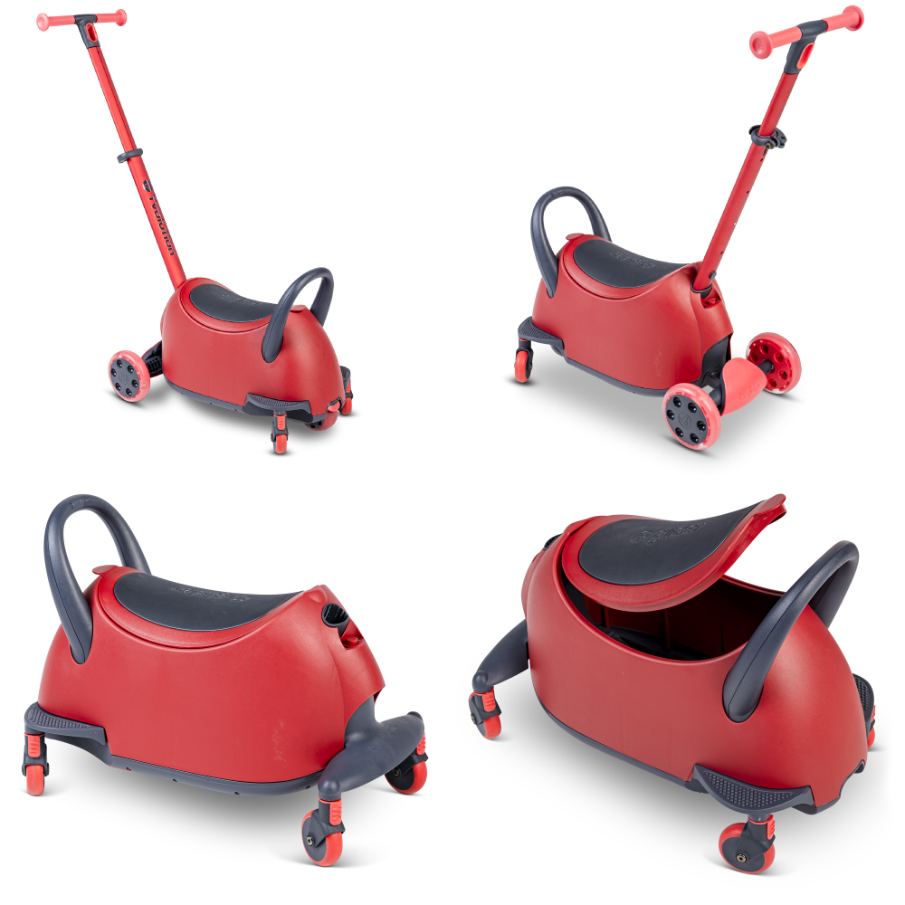 Trotineta 5-in-1 Yvolution Y Glider Luna Red [2]