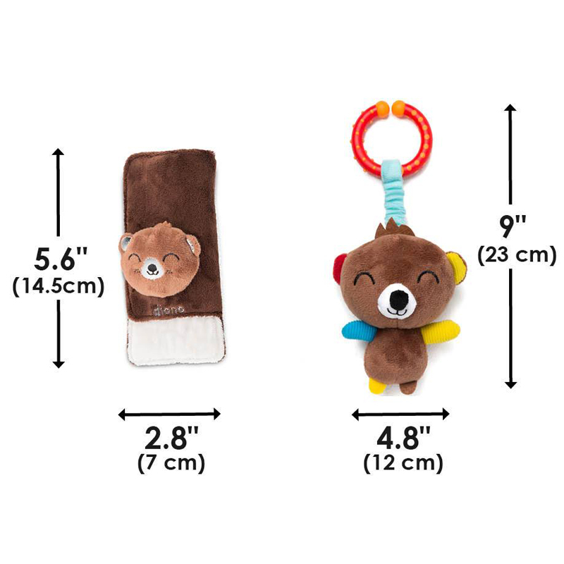 Protectii centuri Soft Wraps cu jucarie Ursulet [2]