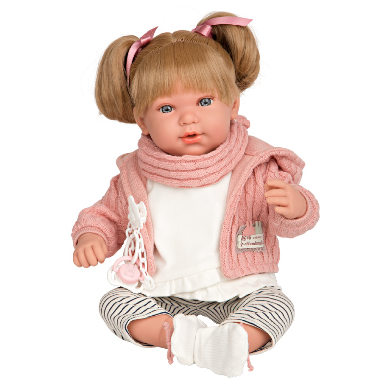 Papusa care rade Arias Iria Elegance 45 cm Pink/White [3]