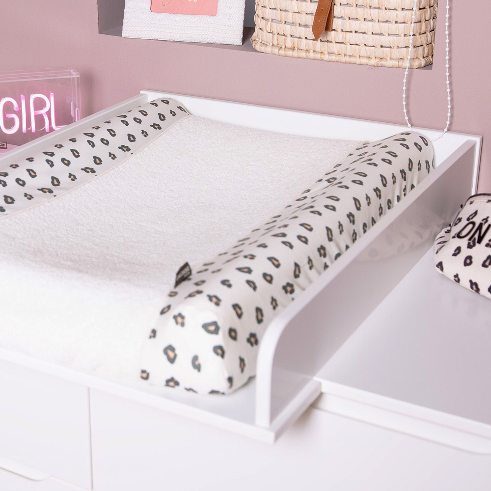 Comoda Childhome Jota 118.1x73.3x100.2 cm cu masa de infasat, MDF Alb [4]