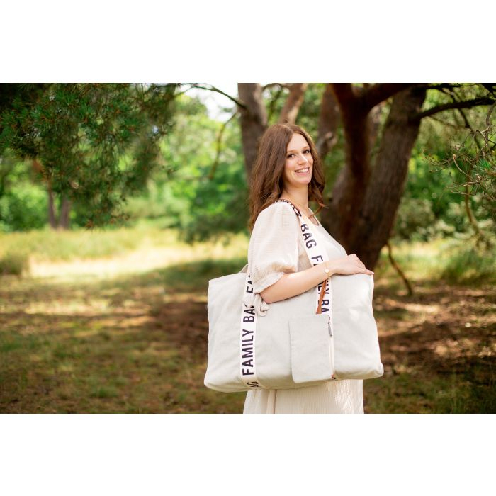 Geanta Childhome Family Bag Signature Alb [5]