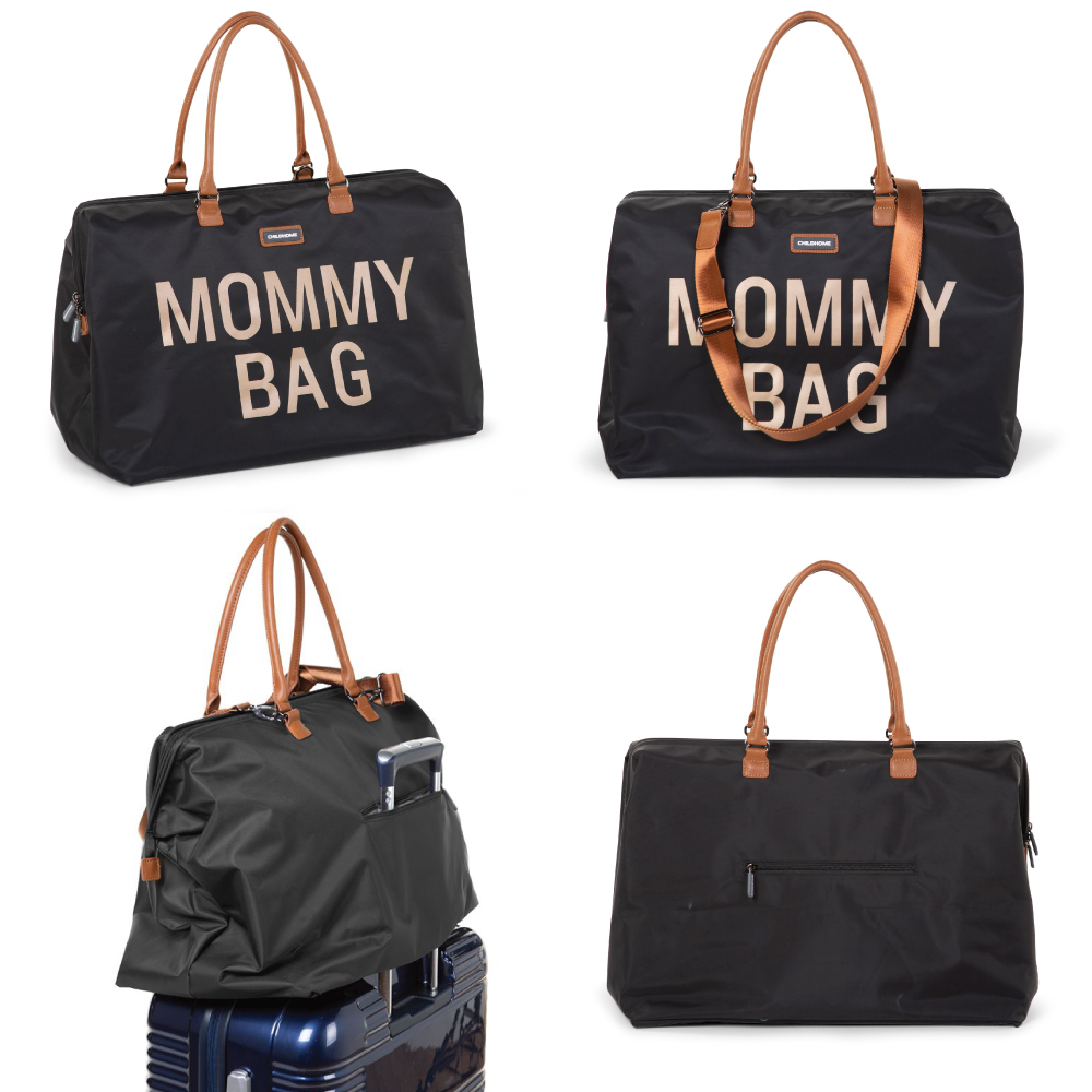 Geanta de infasat Childhome Mommy Bag Negru [2]